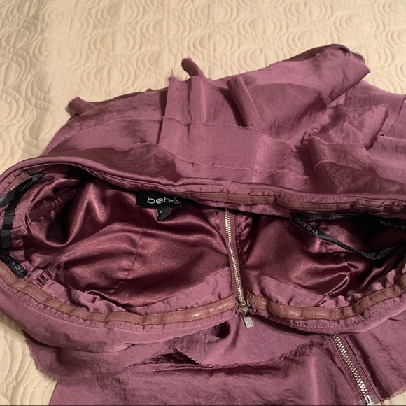 Bebe Mini Ruffle Dress Small - Picture 7 of 10